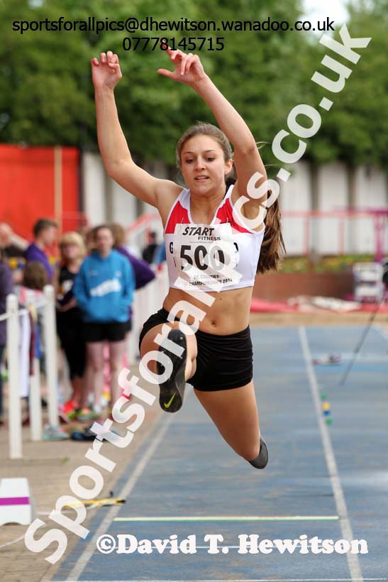 Womens under-17s, North East Track and Field Champs., Gateshead. Photo: David T. Hewitson/Sports for All Pics